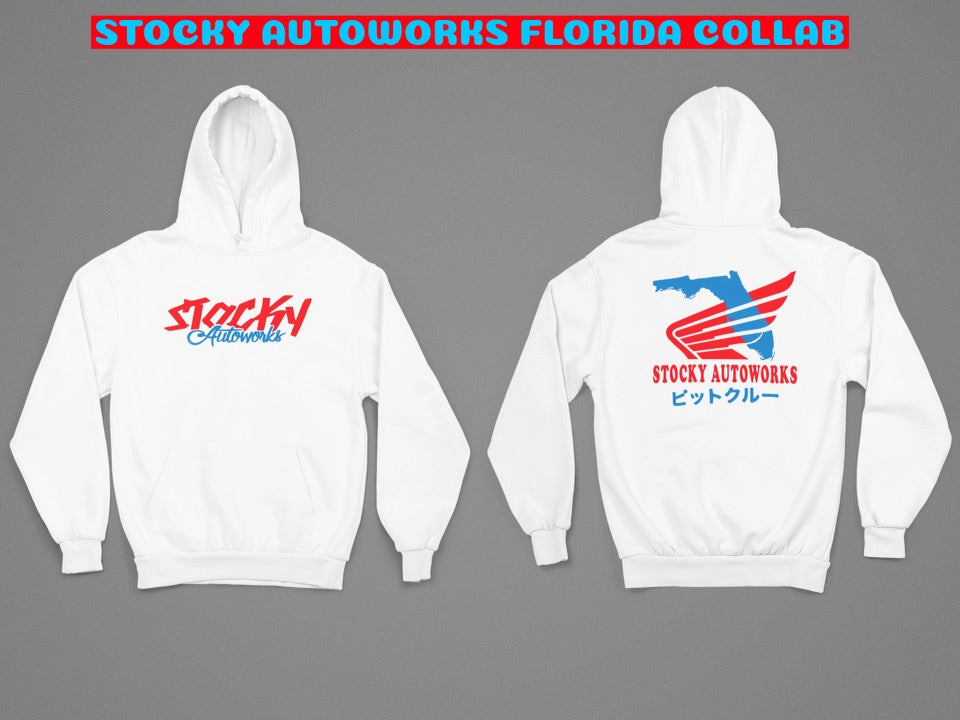 Stocky AutoWorks FLORIDA Concept Hoodie (White)